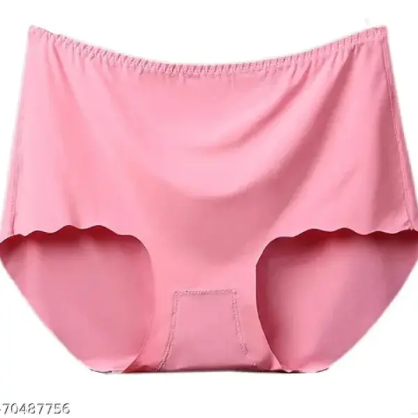 Women Cotton Silk Seamless Panty Combo Set