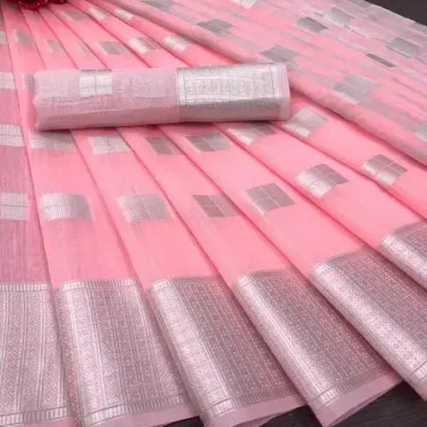  Arani Pattu Cotton Linen Silk Saree