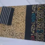  Black Batik Cotton Saree