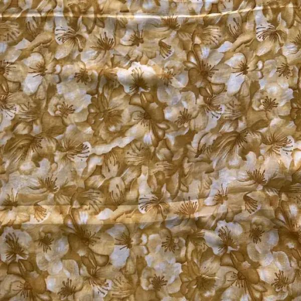 Georgette Printed Saree (With Lace)
