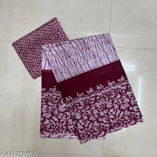  ETHNIC PURE COTTON MULMUL SAREE
