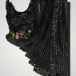 UNIQUE DESIGN SEQUINS WORK SAREE