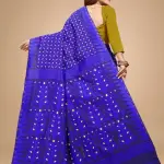  Cotton Linen Meenakari Jamdani Woven Saree