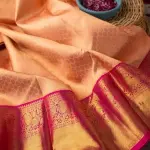 Designer silk saree with zari pattern