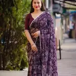 Soft Silk Mint Green Embroidered Saree