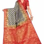 Women's cotton silk multicolour Saree