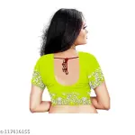 Assam Silk Net Yellow Beads & Stones Saree