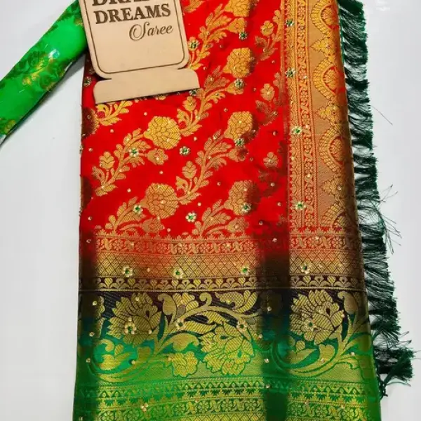 Women's Banarasi Balaton Silk Saree