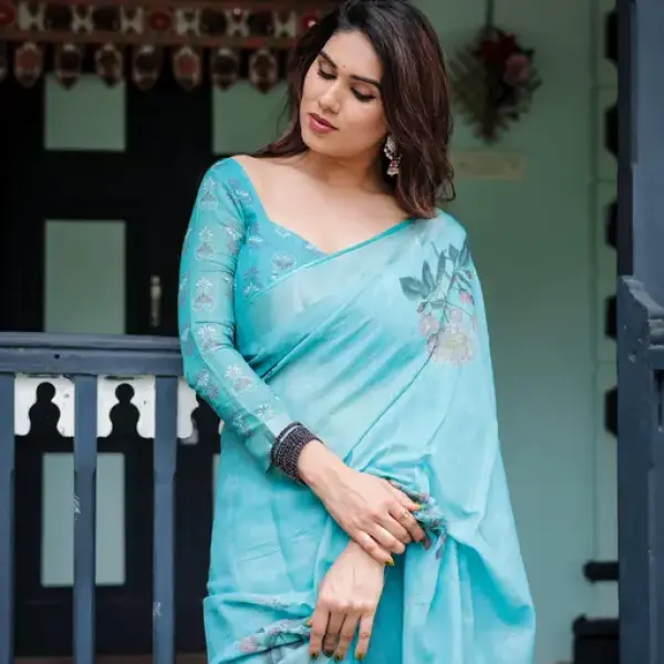 Traditional Stylish Partywear Saree