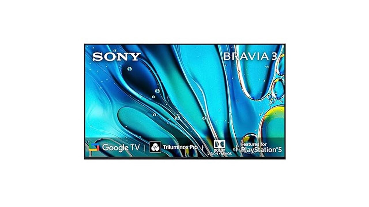 Sony BRAVIA 3 Series 164 cm (65 inches) 4K Ultra HD AI Smart LED Google TV K-65S30 (Black)