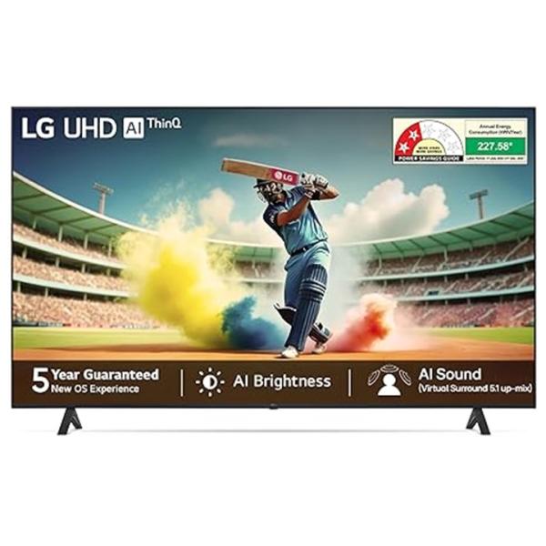 LG 139 cm (55 inches) UR75 Series 4K Ultra HD Smart LED TV 55UR75006LC