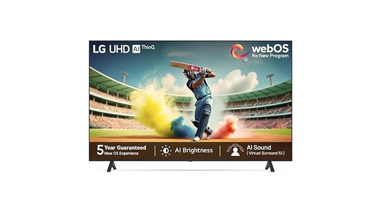 LG 139 cm (55 inches) 4K Ultra HD Smart LED TV 55UR7500PSC (Dark Iron Gray)