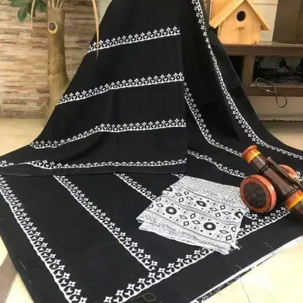 Jaipuri Printed Soft Cotton Saree