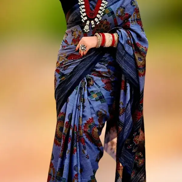 New Trending Pure Cotton Sambalpuri Pasapalli Saree