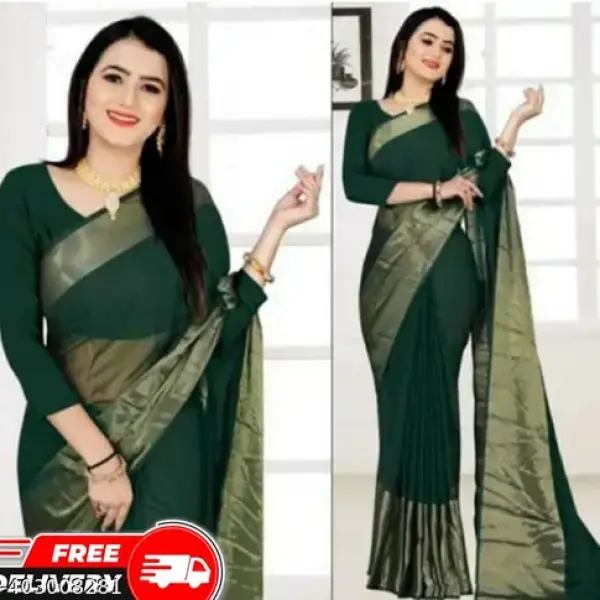  Fancy Zari Chiffon Sarees
