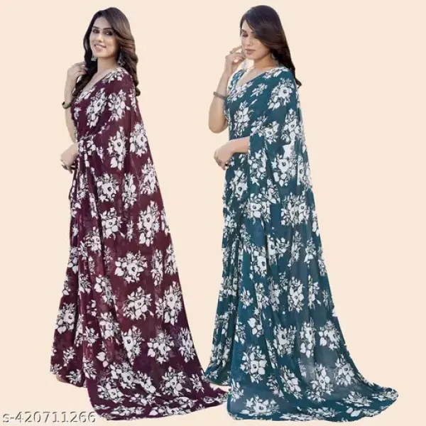  Radhya Saree daily wear printed georgette saree