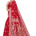  BROYAAR SHOP Jamdani Designer Cotton Blend Silk Saree