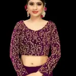 Fashion Velvet Silk Saree