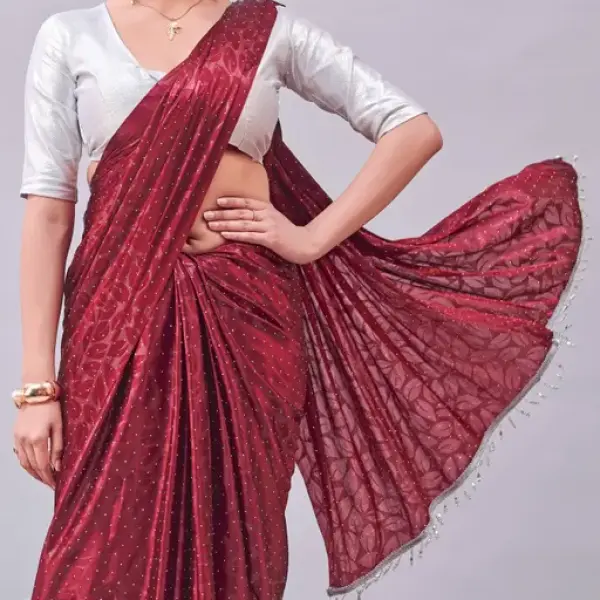 Women's Stone Work Saree