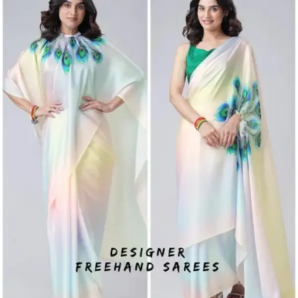 Digital print saree for women