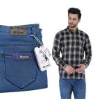 JEANS WITH FORMAL SHIRT COMBO