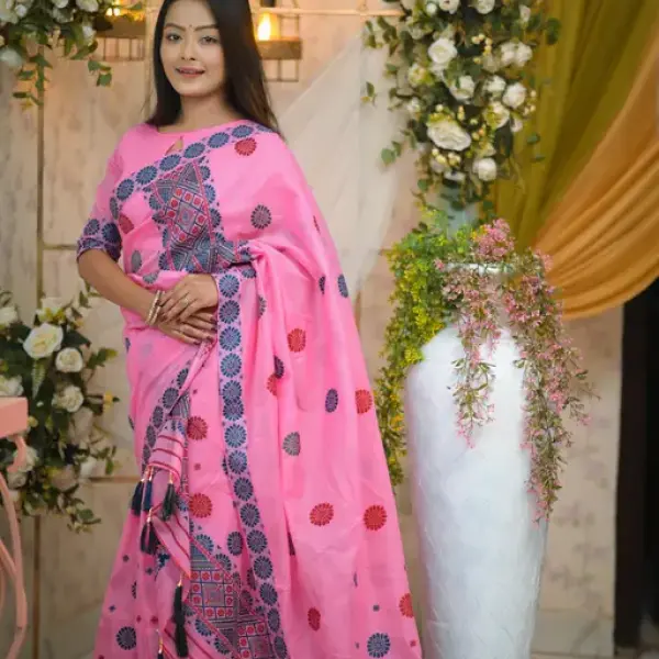 AC COTTON ASSAMESE MEKHELA SADOR (This iteam is not saree, it's mekhela sador only for assam people)