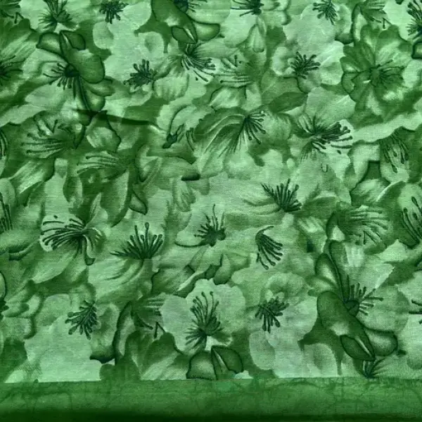  Georgette Printed Saree (With Lace)