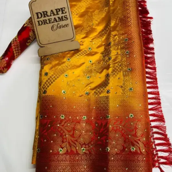 Women's Banarasi Balaton Silk Saree