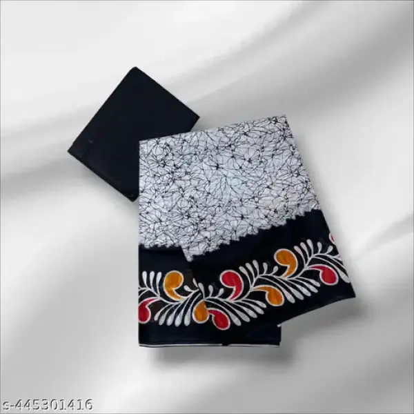  ETHNIC PURE COTTON MULMUL SAREE