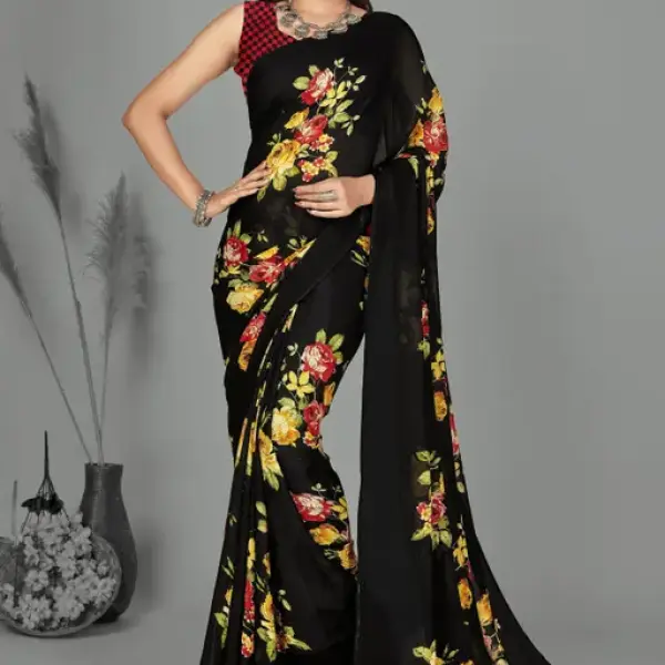 Daily Wear Georgette Saree