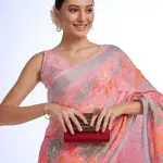  Printed Linen Saree