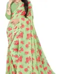  Kanooda Prints Fancy Women's Georgette Printed Saree