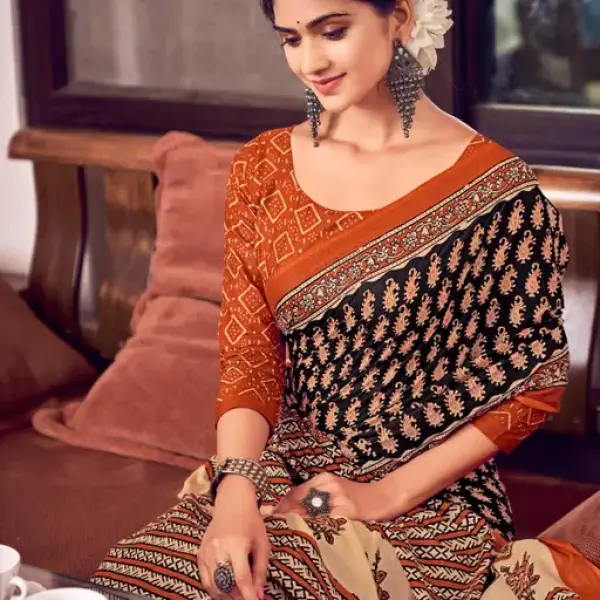 Printed Cotton Saree