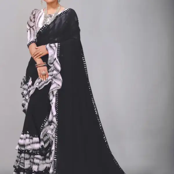 Georgette Saree With Blouse