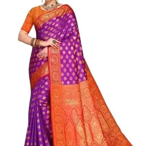 Women's banarasi silk saree