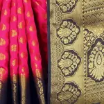 Women's cotton silk multicolour Saree