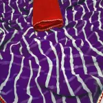 Women's Lehariya Printed Saree