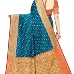  Banarasi Banarasi Silk Green Jacquard Saree