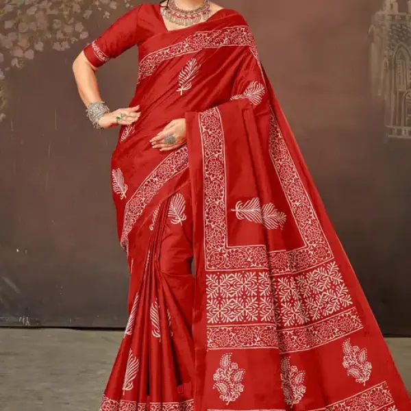 Printed Cotton Saree