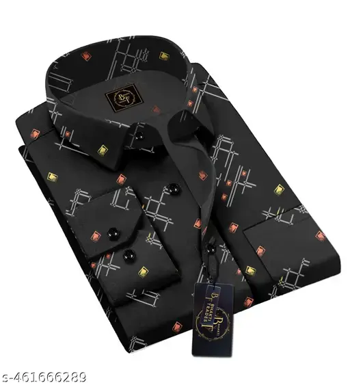 Vellical Classic Printed Shirt For Mans Wear