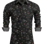 Vellical Classic Printed Shirt For Mans Wear