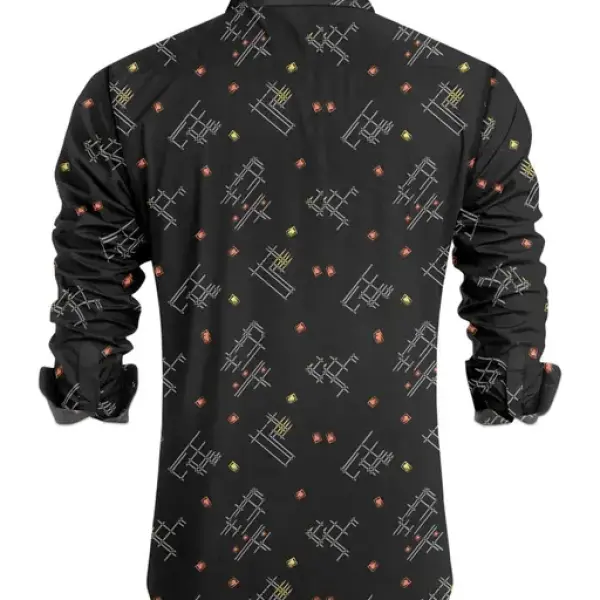 Vellical Classic Printed Shirt For Mans Wear