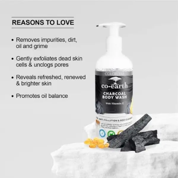 ColorBar Co-Earth Charcoal Body Wash