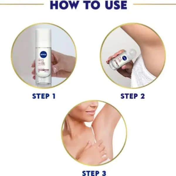 NIVEA Natural Glow Smooth Skin Deodorant Underarm Roll On For Women