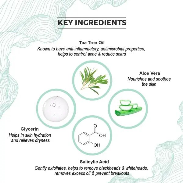 COLORBAR Tea Tree -100ml Face Wash  (100 ml)