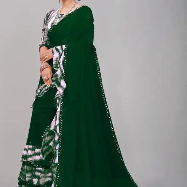 Georgette Saree With Blouse