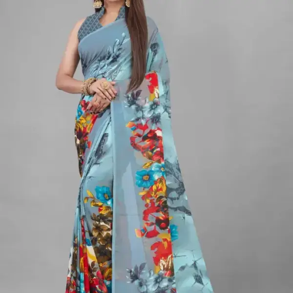  Printed sarees