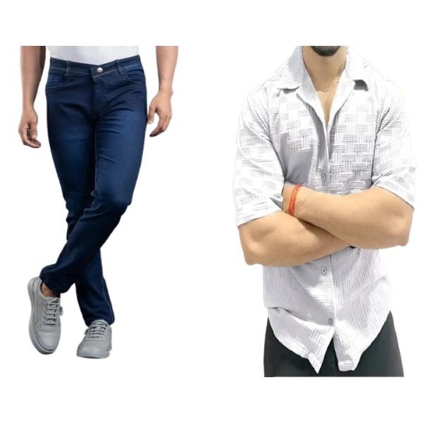 Men's Jeans & Shirt Combo