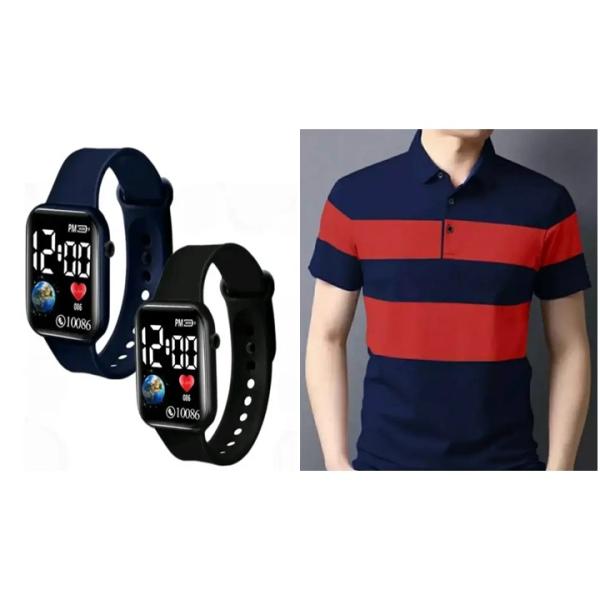 Smart watch with T-shirt
