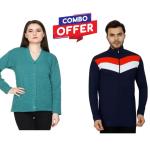 Combo Jacket And Sweater For Men And Women